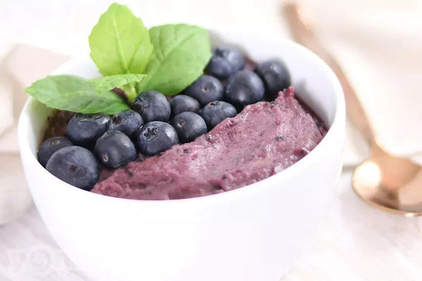 "Crème glacée" saine Blueberry Acai Yonanas